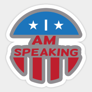 i am speaking Sticker